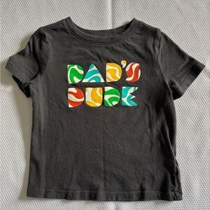 Old Navy Black Kids T-Shirt with Colorful Design